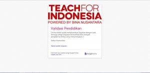 Validasi Pendidikan sekolah SD 2